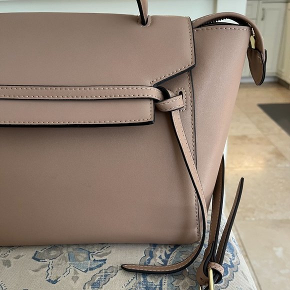 Celine Style "Belt" Fashion Bag non brand Ed Faux Leather w Crossbody Strap - Picture 3 of 12